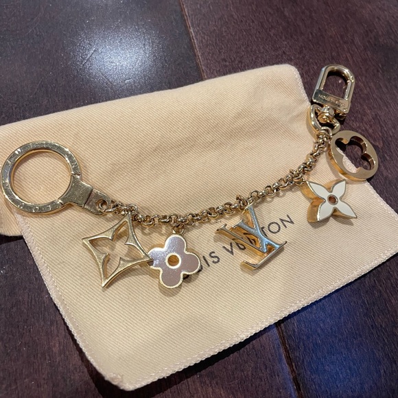 🎀sold🎀 LV Fleur de Monogram bag charm - Picture 5 of 5